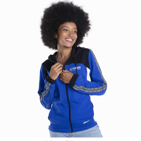 Felpa paddock donna con zip