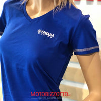 T-Shirt Paddock yamaha Roma Blu