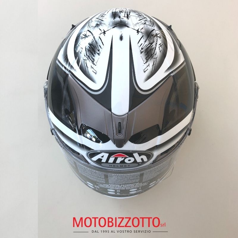 AIROH GP Fusion white – Moto Bizzotto