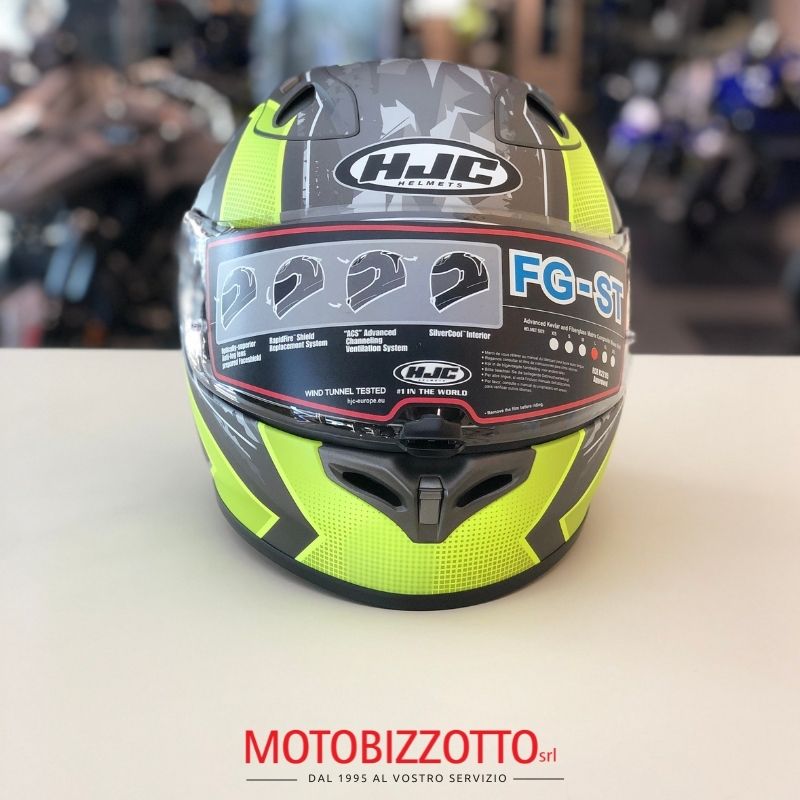 hjc fg-st kume helmet MC4HSF Motorcycle Helmet, Black/Yellow, Size XL Automotive Hjc Fg St Kume Kume