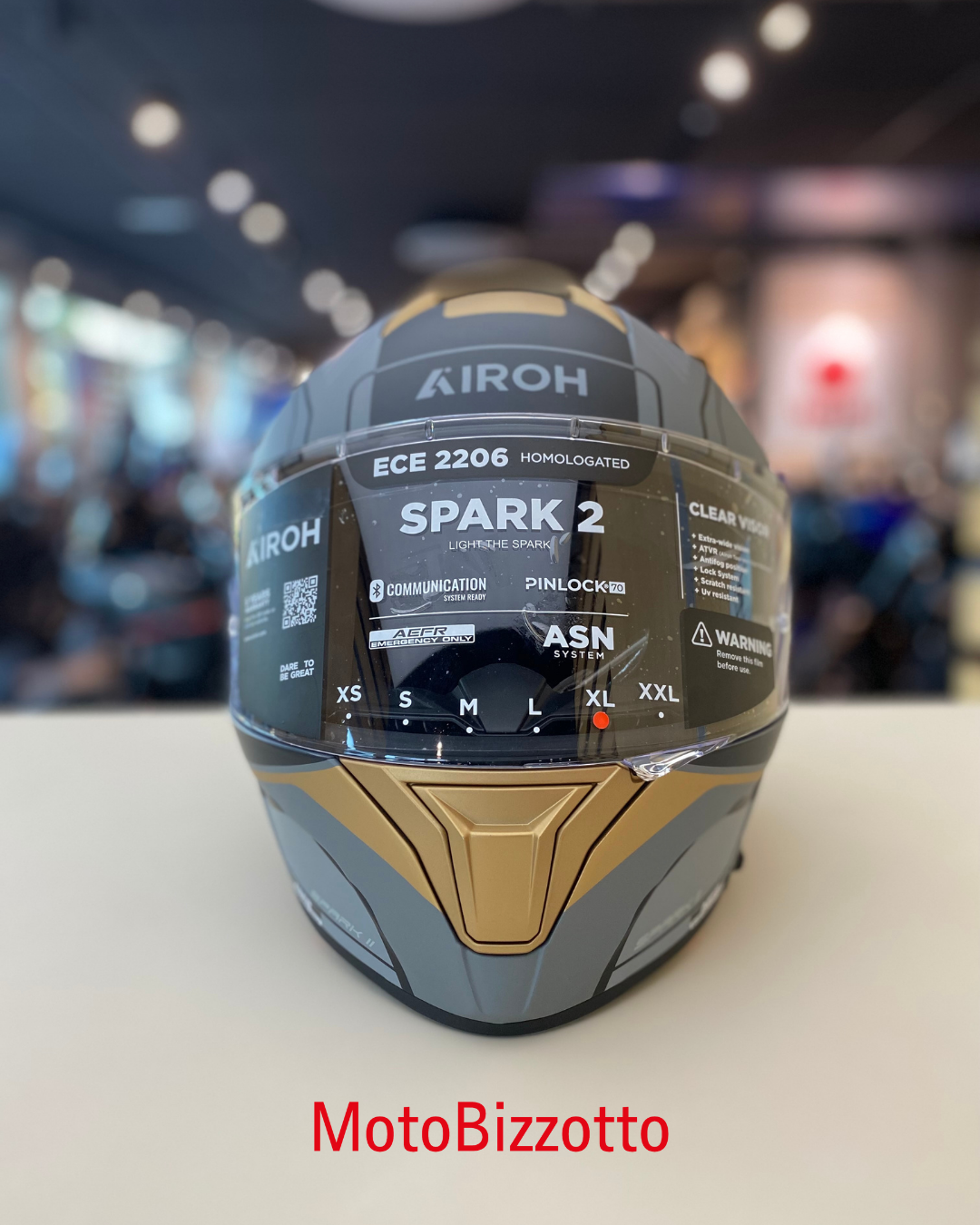Airoh Spark 2 CHRONO Gold Matt