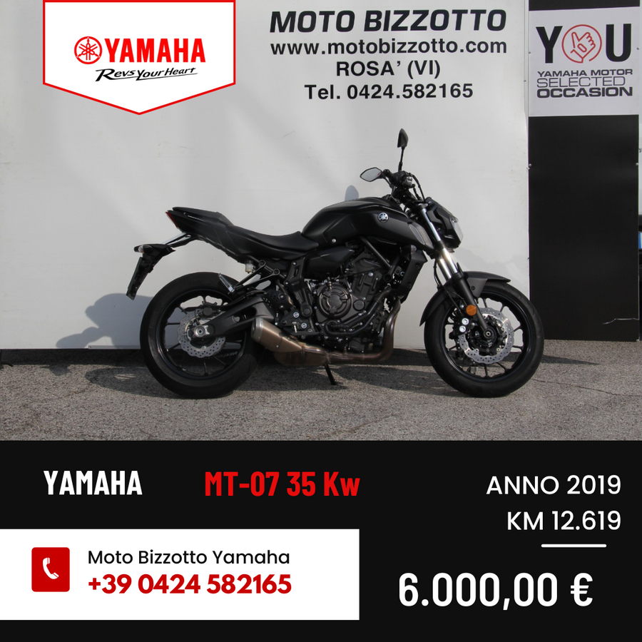 Yamaha MT-07 35 Kw