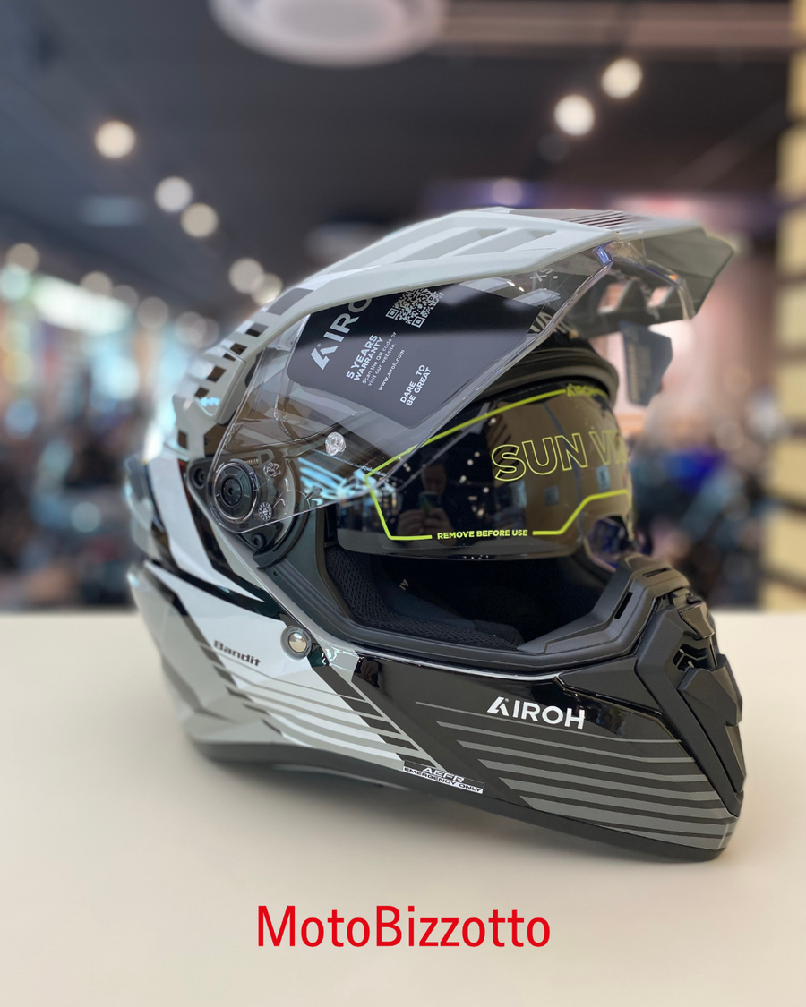 Airoh Bandit SPICY Grey Gloss