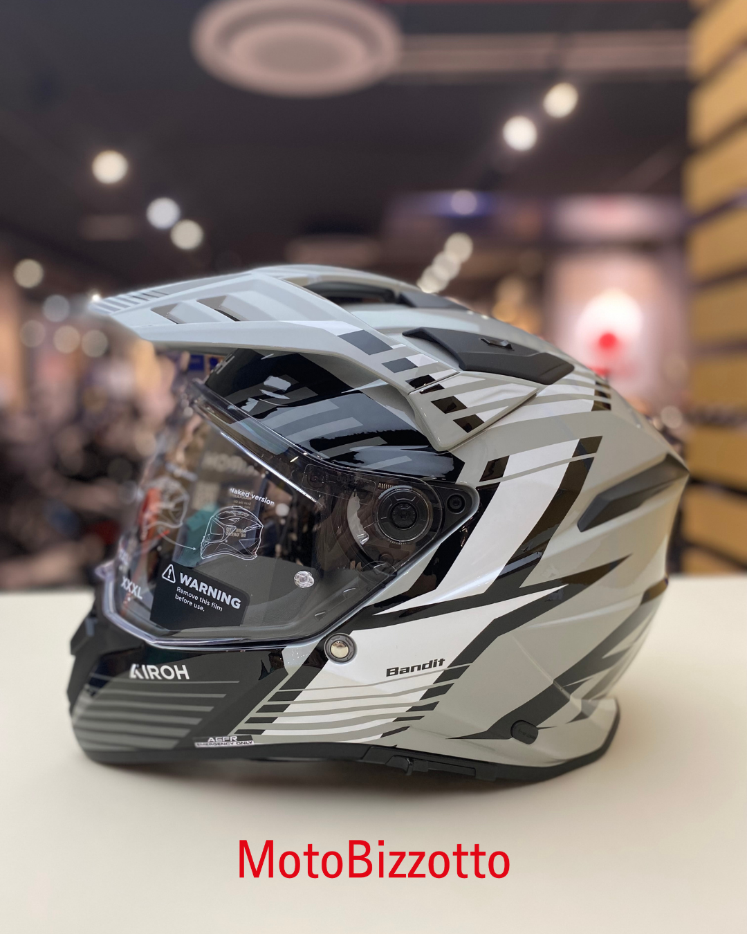 Airoh Bandit SPICY Grey Gloss