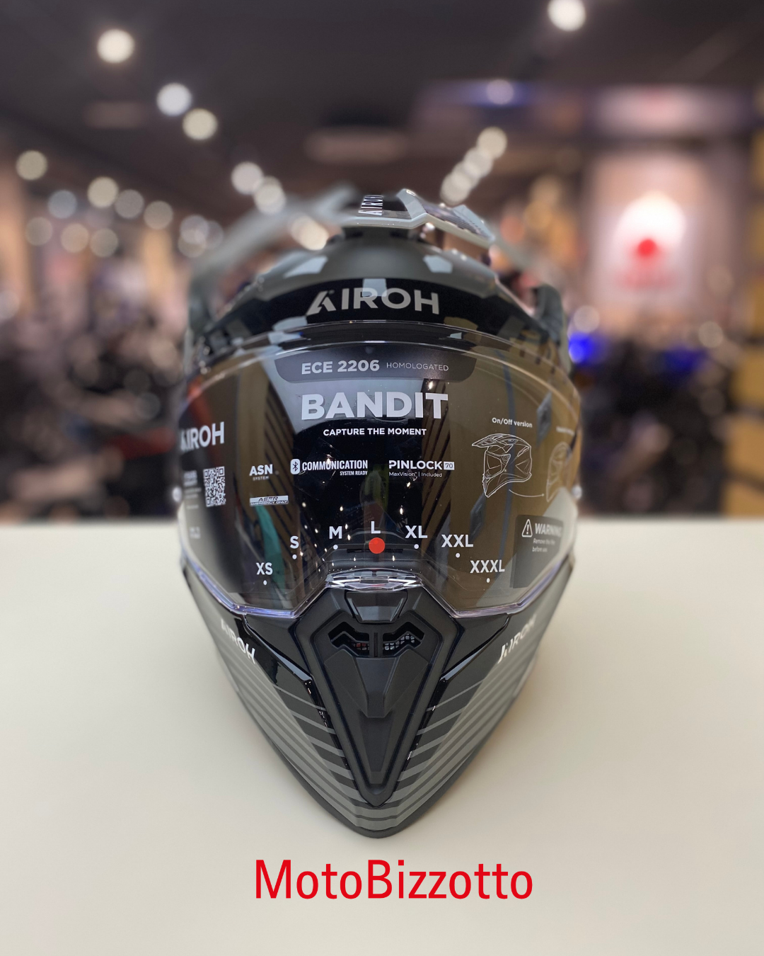 Airoh Bandit SPICY Grey Gloss