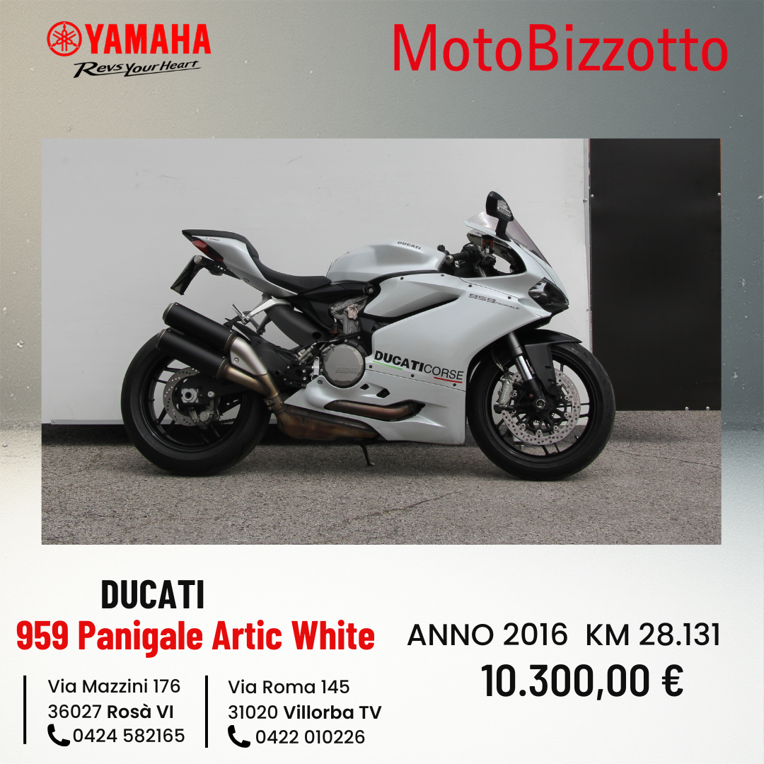 Ducati 959 Panigale (Arctic White Silk)