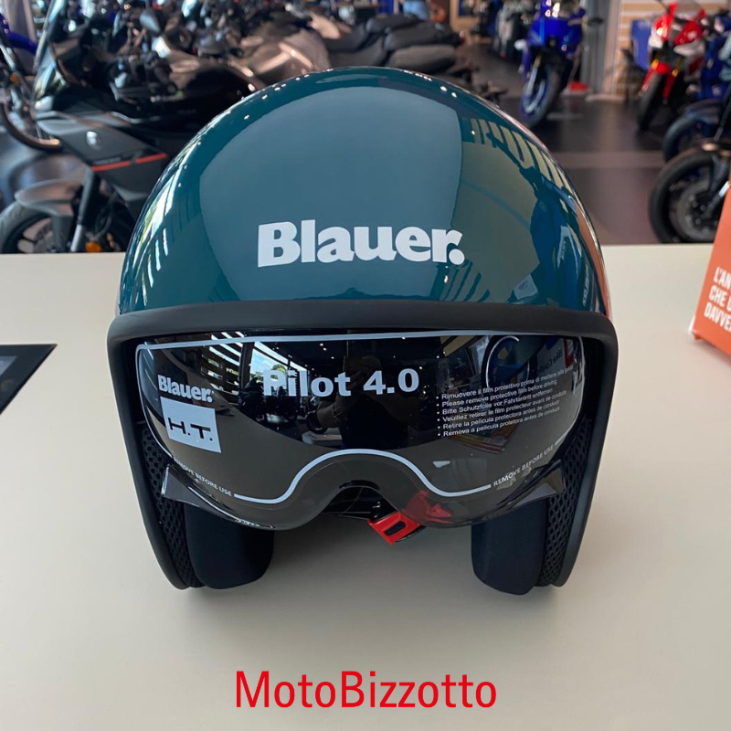 Casco Blauer Pilot 4.0 Blue satinato