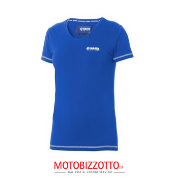 T-Shirt Paddock yamaha Roma Blu