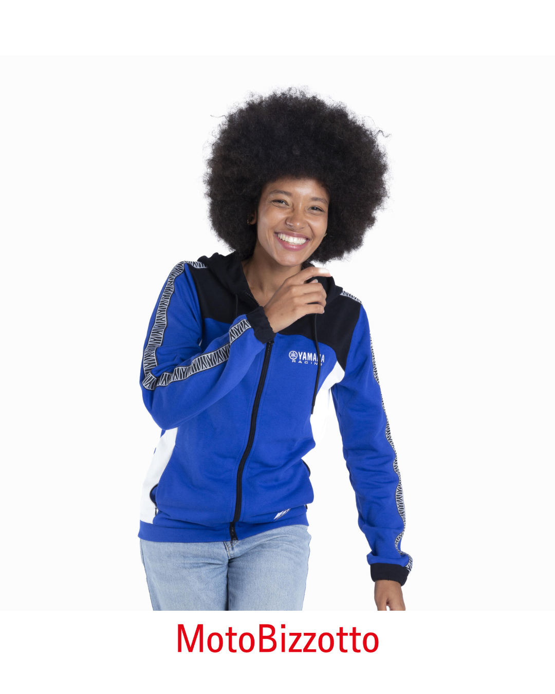 Felpa paddock donna con zip