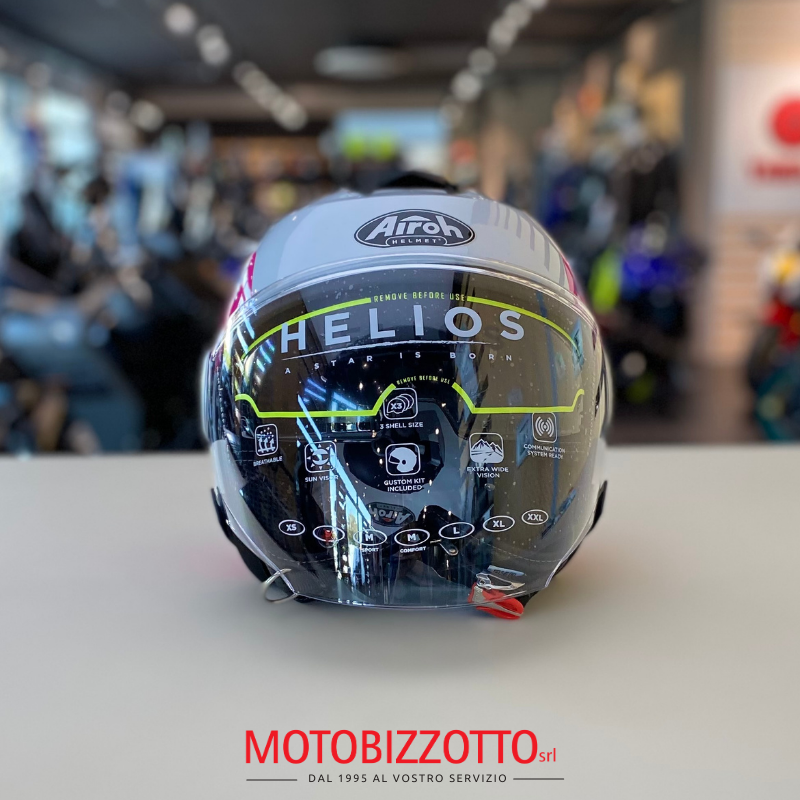 Helmet Airoh Wraaap Vision Pink Gloss in stock Helmet Airoh Wraaap Vision Pink Gloss in stock