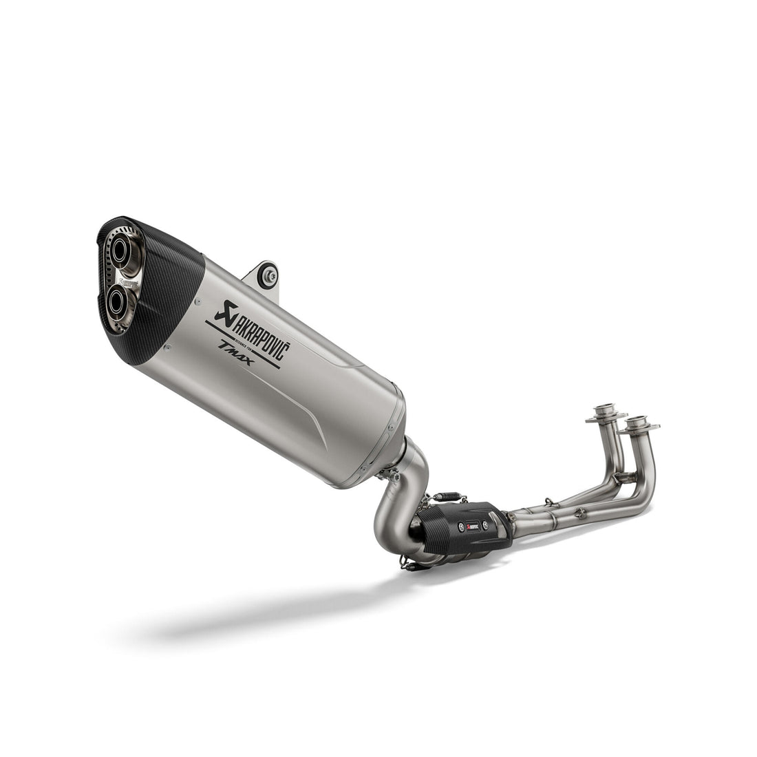 Sistema completo TMAX Akrapovič - Titanio