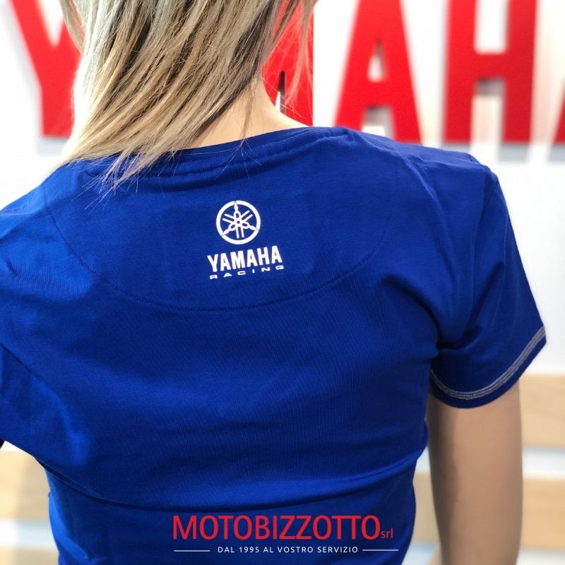 T-Shirt Paddock yamaha Roma Blu